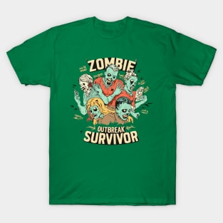 Zombie Outbreak Survivor T-Shirt